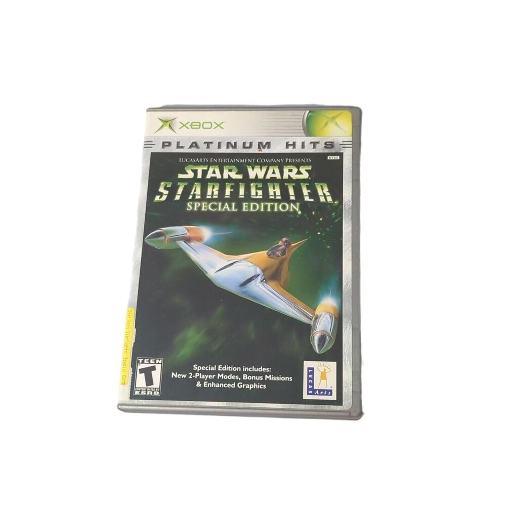 Star Wars‎ Starfighter Special Edition Platinum Hits Microsoft Xbox No Manual